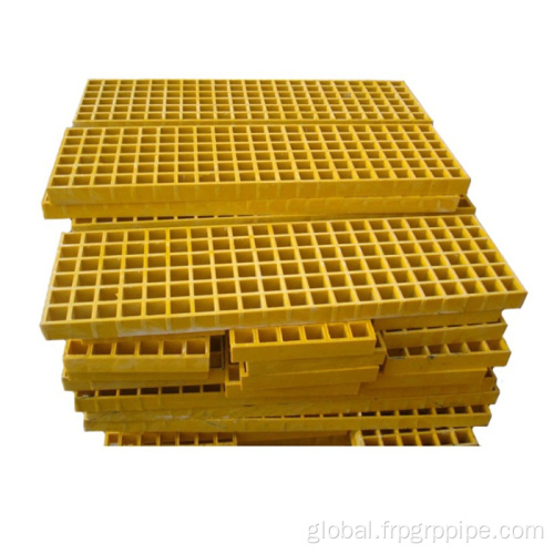 FRP Fiberglass Stair Tread FRP Chicken Floor Grating Pig Plastic Floor Grating Supplier